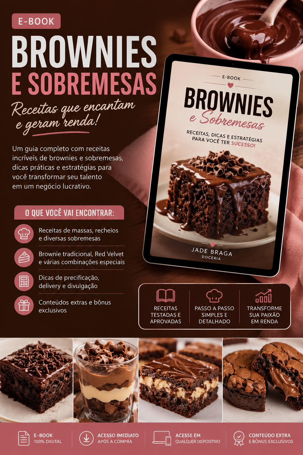 E-Book Brownies e Sobremesas